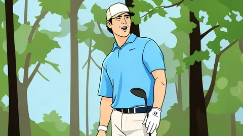 A manicured golf fairway with lush green grass and a sand bunker in the distance.