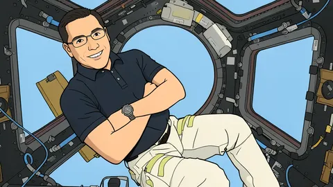 A curved, transparent quartz window set into the metallic hull of a spacecraft, looking out into the blackness of space with Earth visible in the distance.