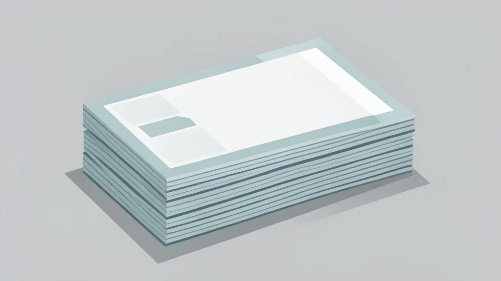 A flat vector illustration of a stack of long-term government bond certificates.