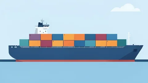 A large container ship loaded with stacked shipping containers docked at a port