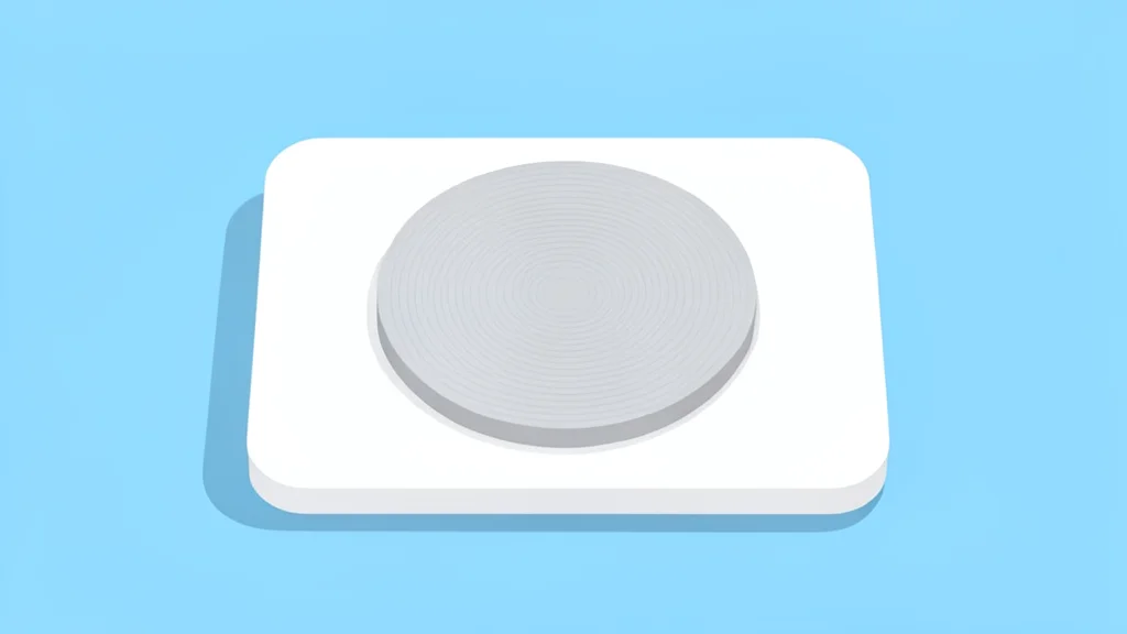 A semiconductor wafer resting on a cleanroom tray