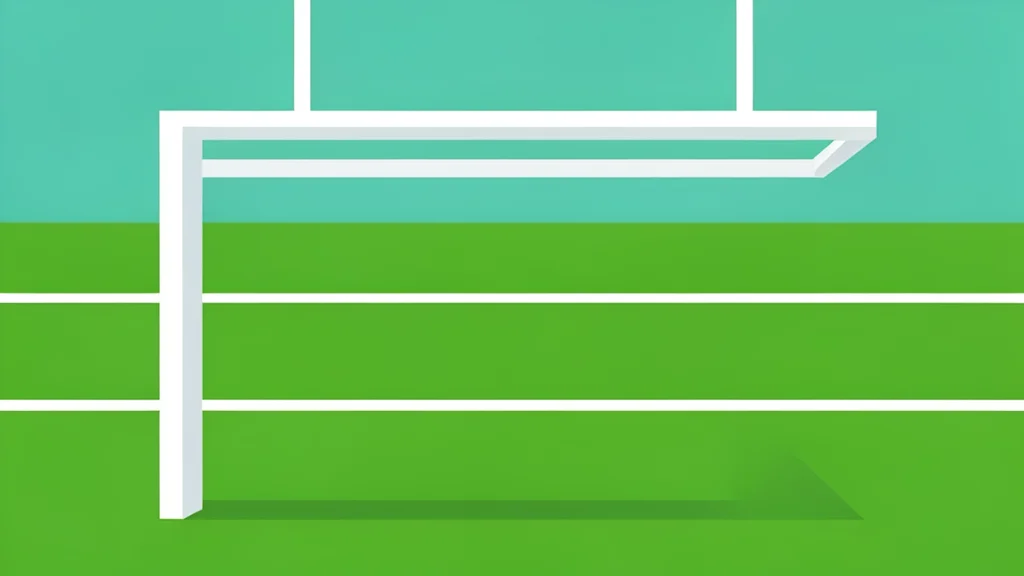 A green football field with white yard lines and goalposts at the end zone