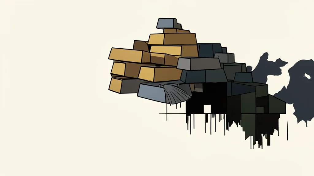 A pile of raw, unrefined gold nuggets and bars on a dark surface
