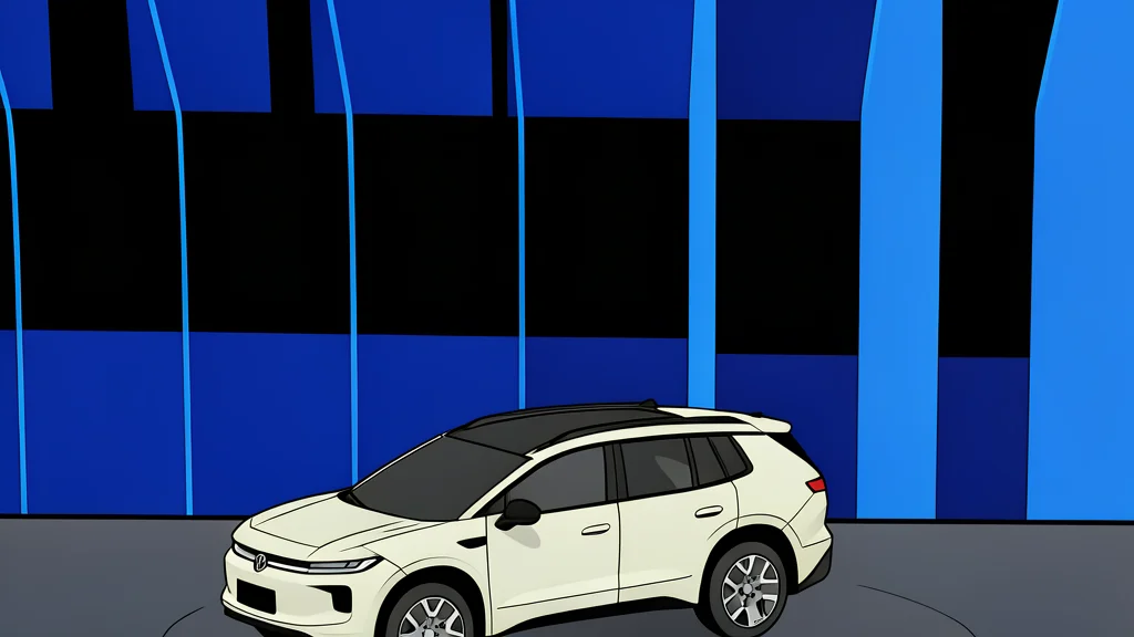 A modern electric SUV parked on a city street