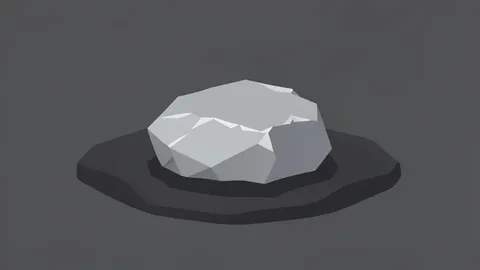A rough platinum nugget on a dark stone surface
