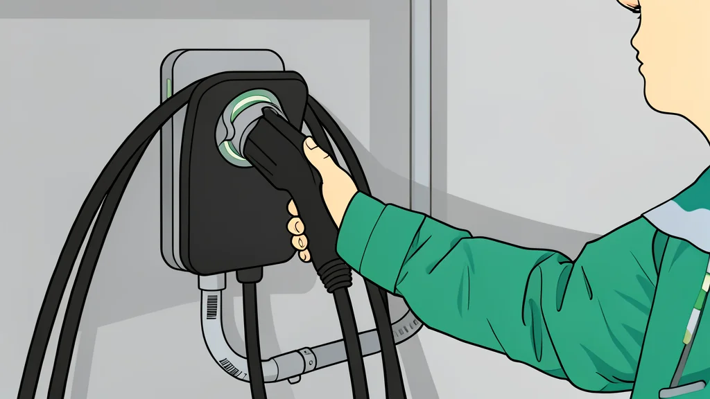 A white rectangular electrical circuit breaker installed in a metal panel
