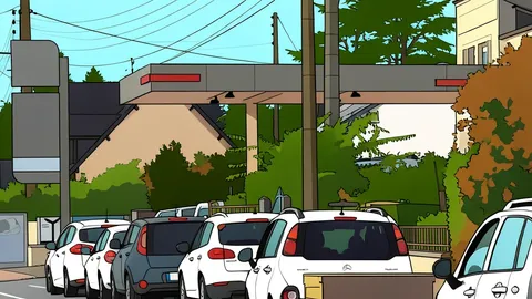 A large industrial refinery complex with tall distillation towers and storage tanks