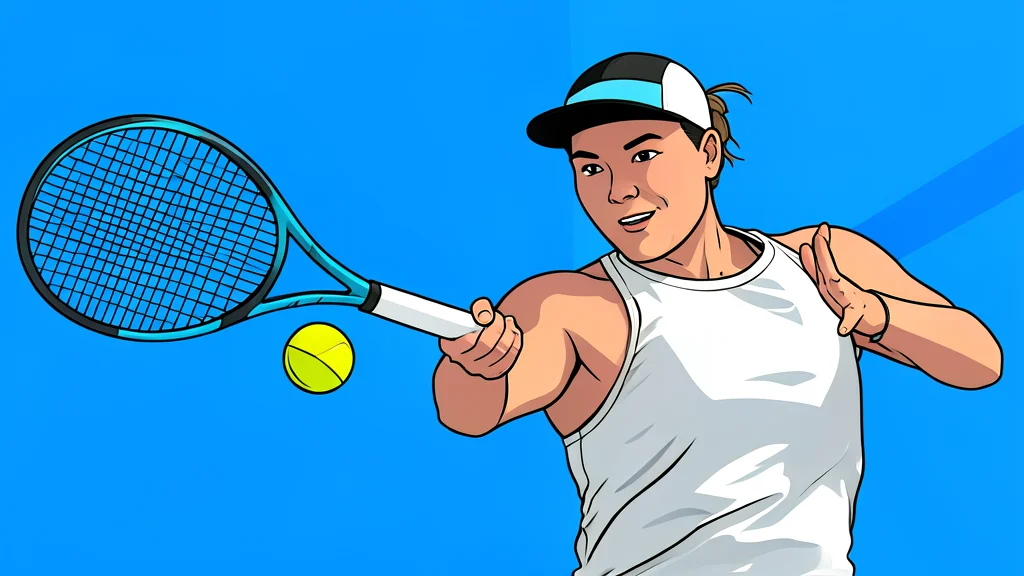 A tennis racket resting on a clay court surface