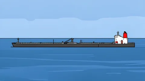 A flat vector illustration of an industrial oil refinery with tall distillation towers and storage tanks.