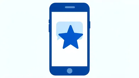 A flat vector illustration of a smartphone displaying a chat interface with a star icon, symbolizing digital privacy.