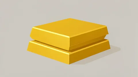 A flat vector illustration of a stack of shiny gold bars.