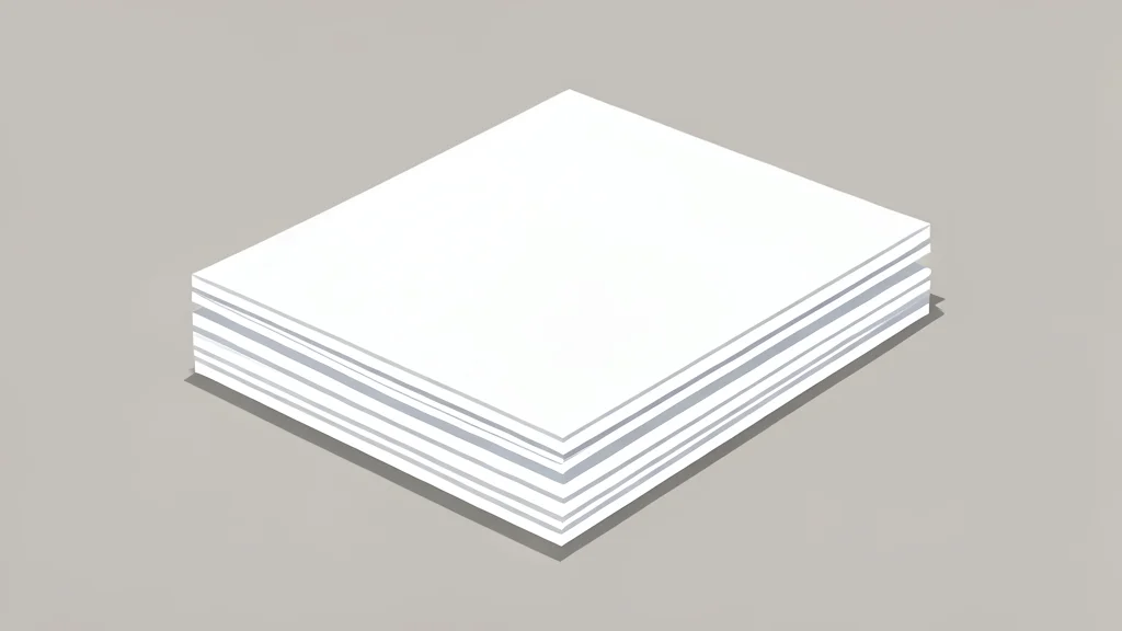 A stack of crisp, unprinted paper sheets ready for banknote production