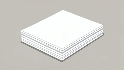 A stack of crisp, unprinted paper sheets ready for banknote production