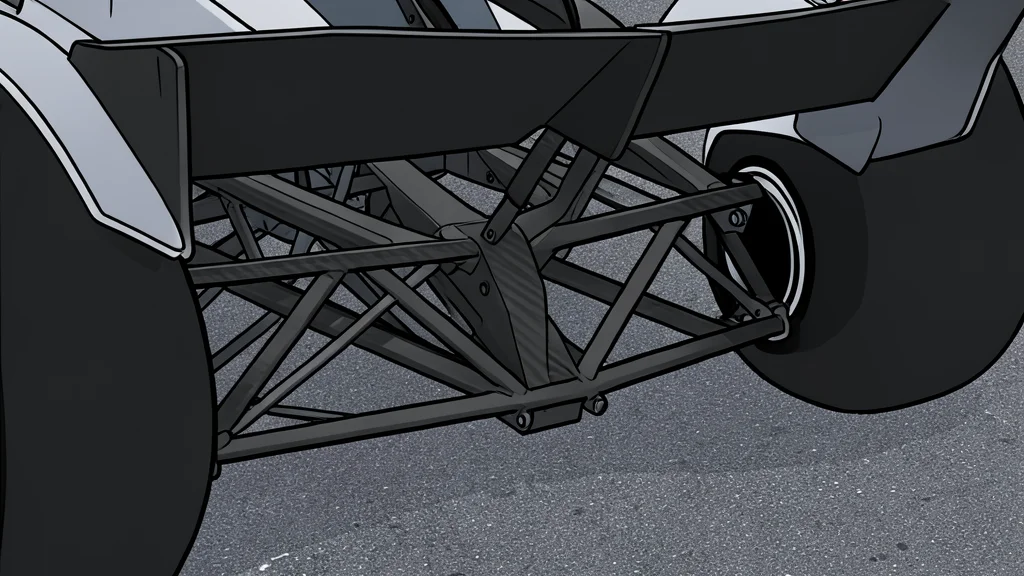 A sleek, low-profile endurance racing prototype car with a closed cockpit and large rear wing parked on a tarmac track surface.