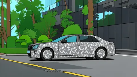 A sleek, dark-colored luxury electric sedan with rear-hinged doors parked in a modern charging bay