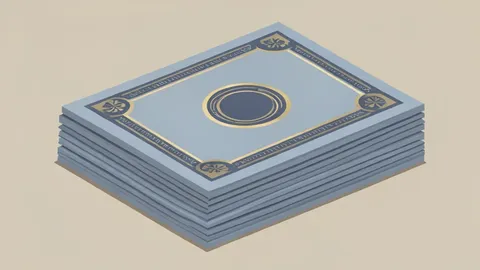 A stack of physical government bond certificates with embossed seals
