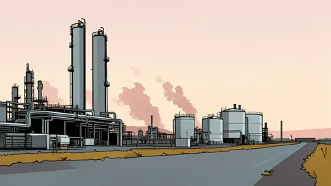 A large industrial gas storage tank with silver piping