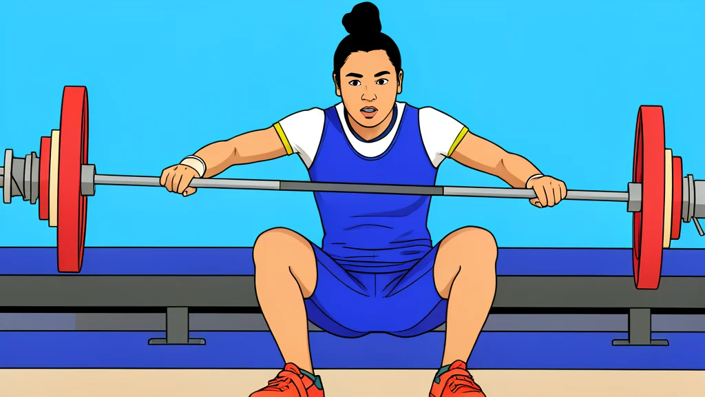 A flat-vector illustration of a multi-sport stadium with a running track and scattered athletic equipment.