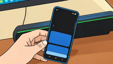A glowing smartphone battery icon on a dark background