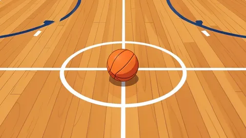 A wooden basketball hoop with a white net attached to a backboard in an indoor gymnasium