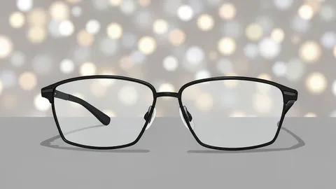 A pair of sleek, thin-framed smart glasses resting on a matte surface