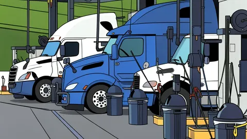 A large industrial diesel fuel storage tank with a loading arm