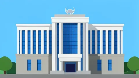 The exterior facade of the United Nations headquarters building in New York.