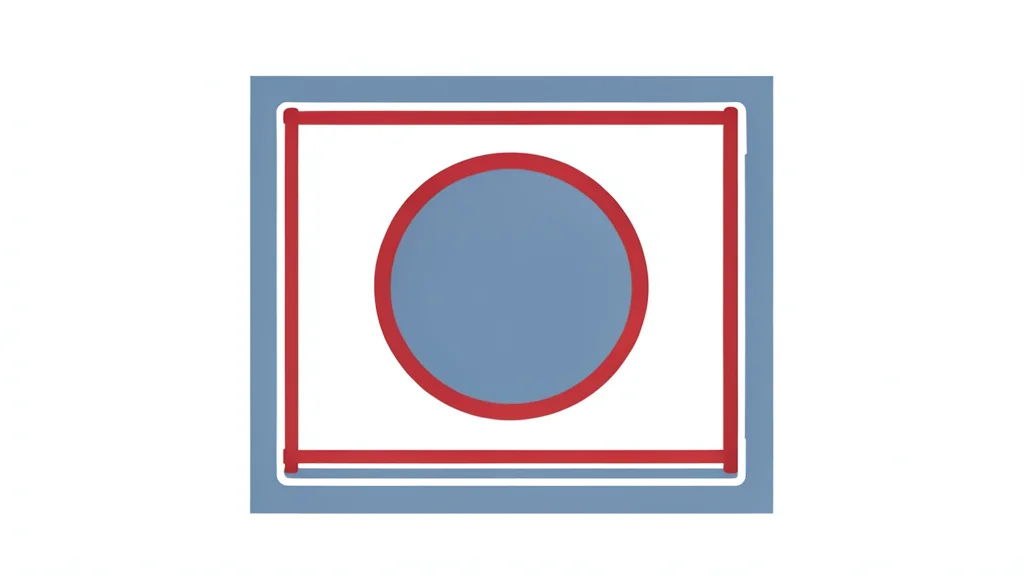 A wrestling mat with a central circle and surrounding boundary lines