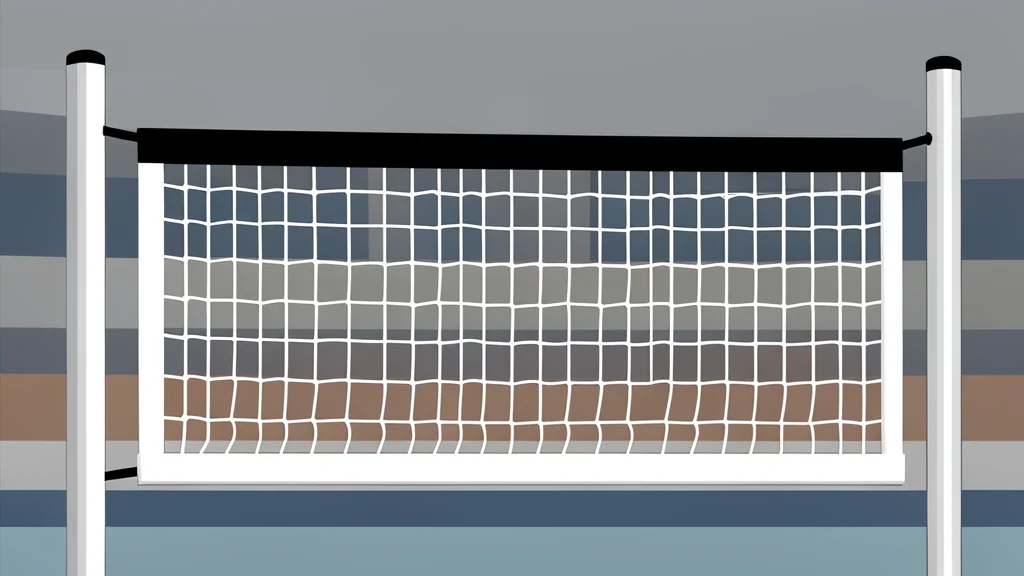 A white volleyball resting on a polished wooden gymnasium floor