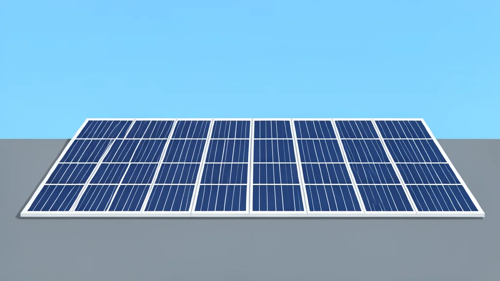 A large solar panel array installed on a flat rooftop under a clear sky
