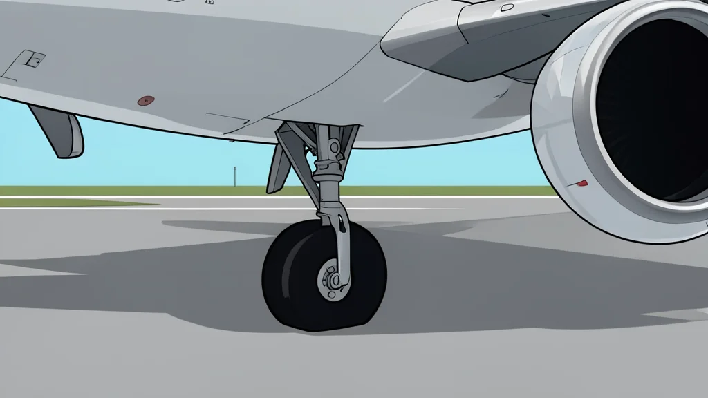 A commercial passenger jet parked on an airport tarmac