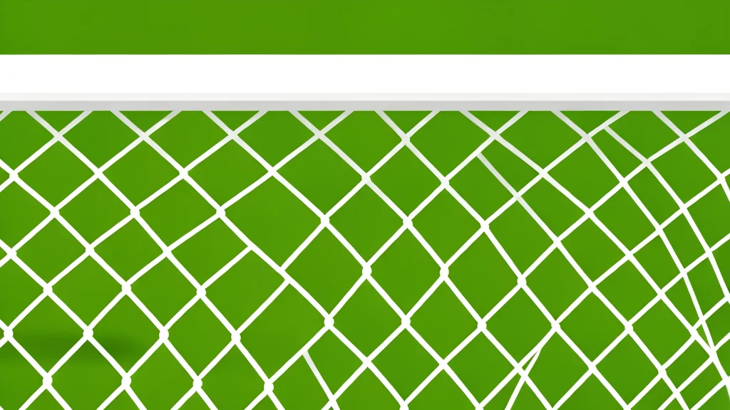 A green football pitch with white lines and goalposts under bright stadium lights.