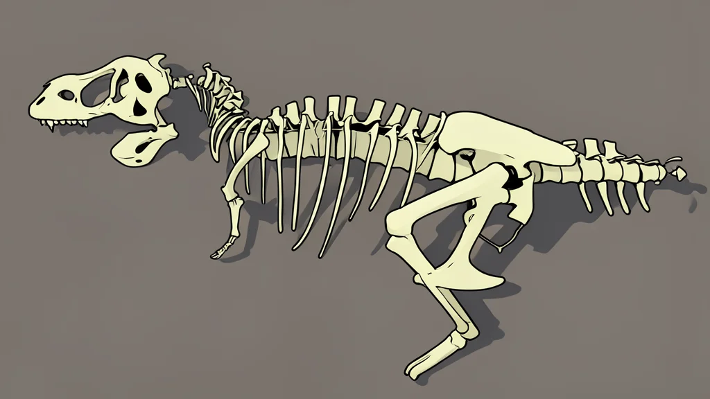 A large fossilized rib bone resting on a laboratory table next to a neutron imaging beamline apparatus