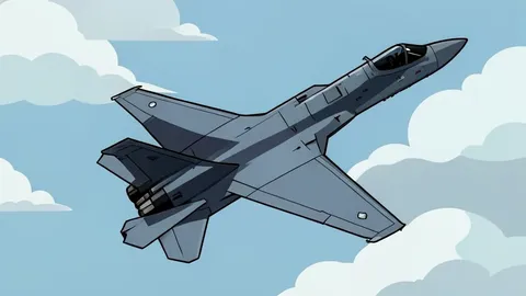 A fighter jet banking sharply against a cloudy sky